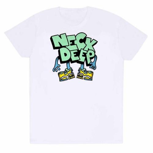 Neck Deep Unisex Adult Text Guy T-Shirt