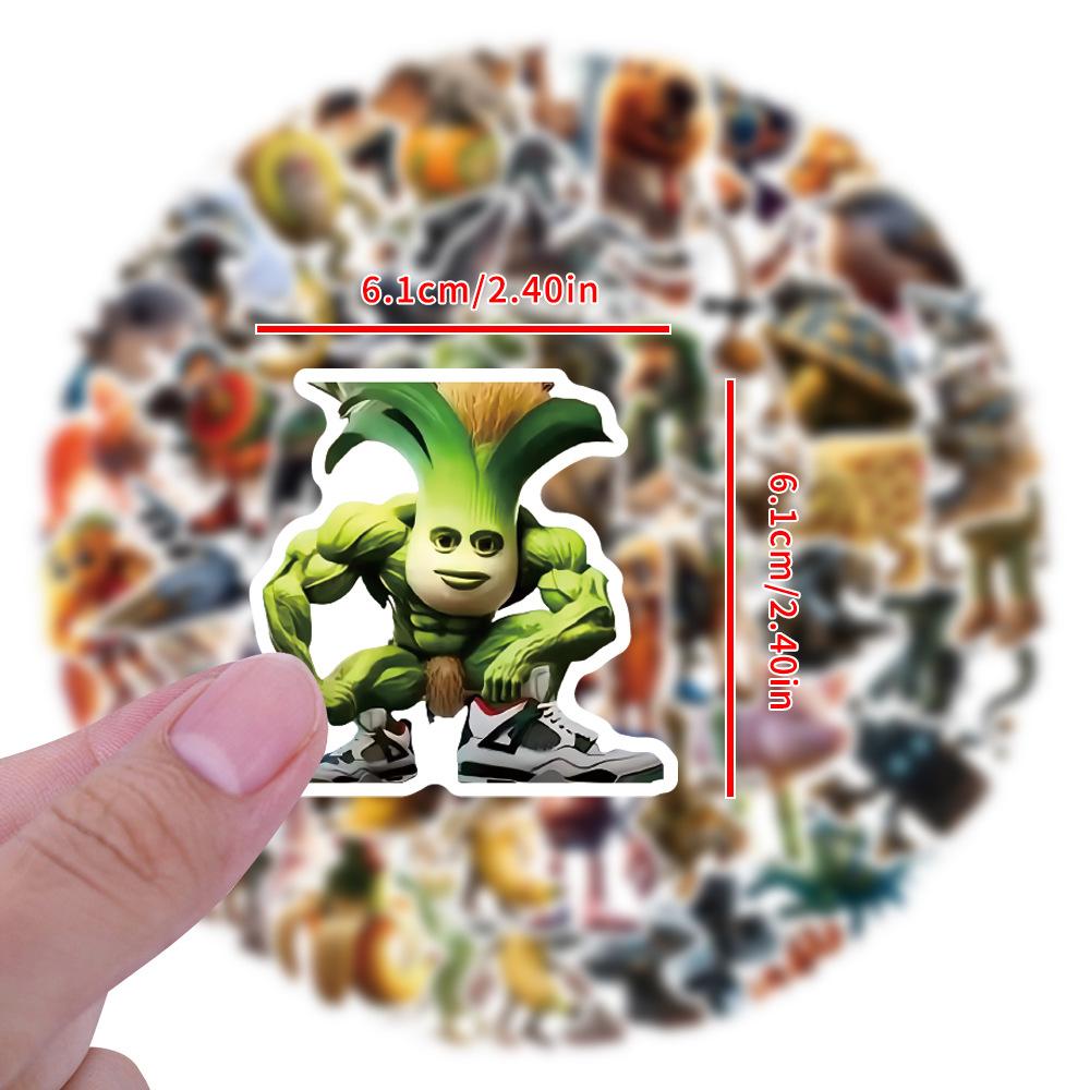 100 New American Shanhaijing Graffiti Stickers Decorative Scooter Suitcase DIY Stickers