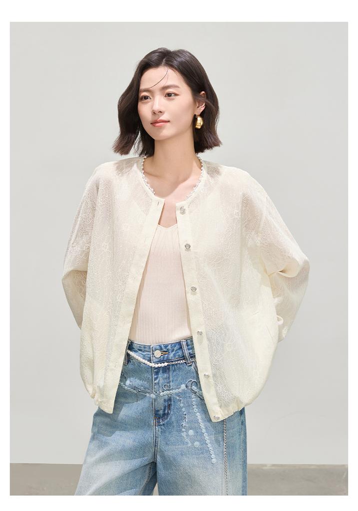 Lightweight lace jacket