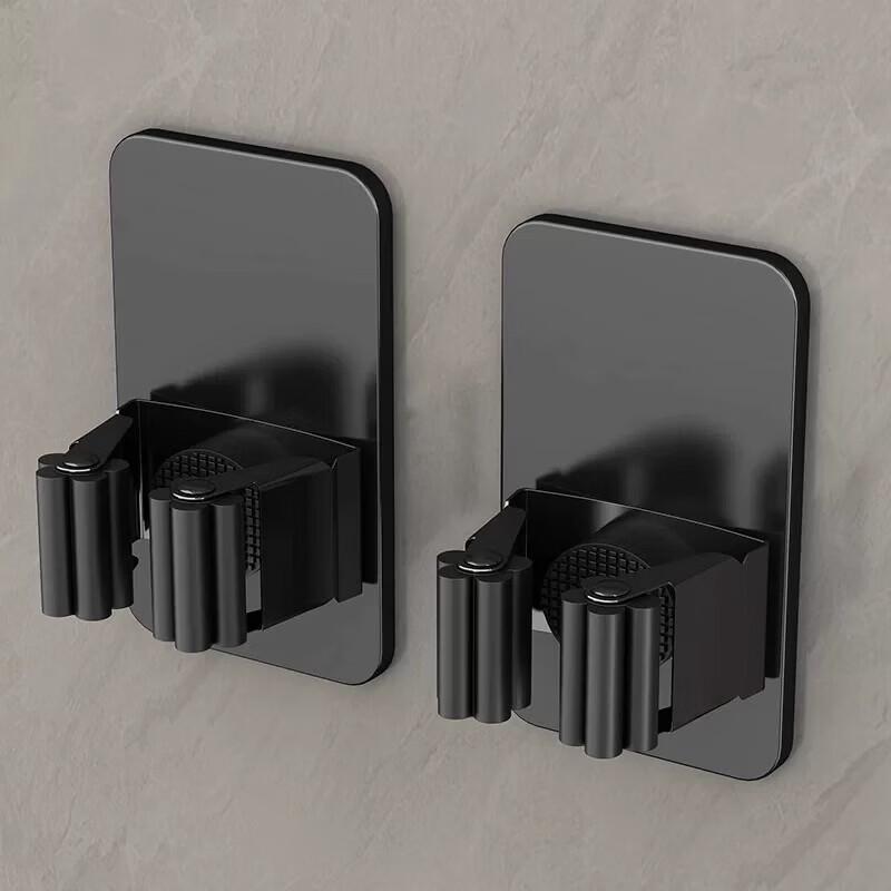 LIEI Punch-Free Suction Cup Mop & Broom Holder