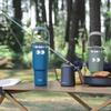 Tyeso 1050ML Big Capacity Travel Mug Vacuum Cup Stainless Steel Coffee Cup Cold Hot Double-layer Insulated Cup Tumbler with Eye Sticker