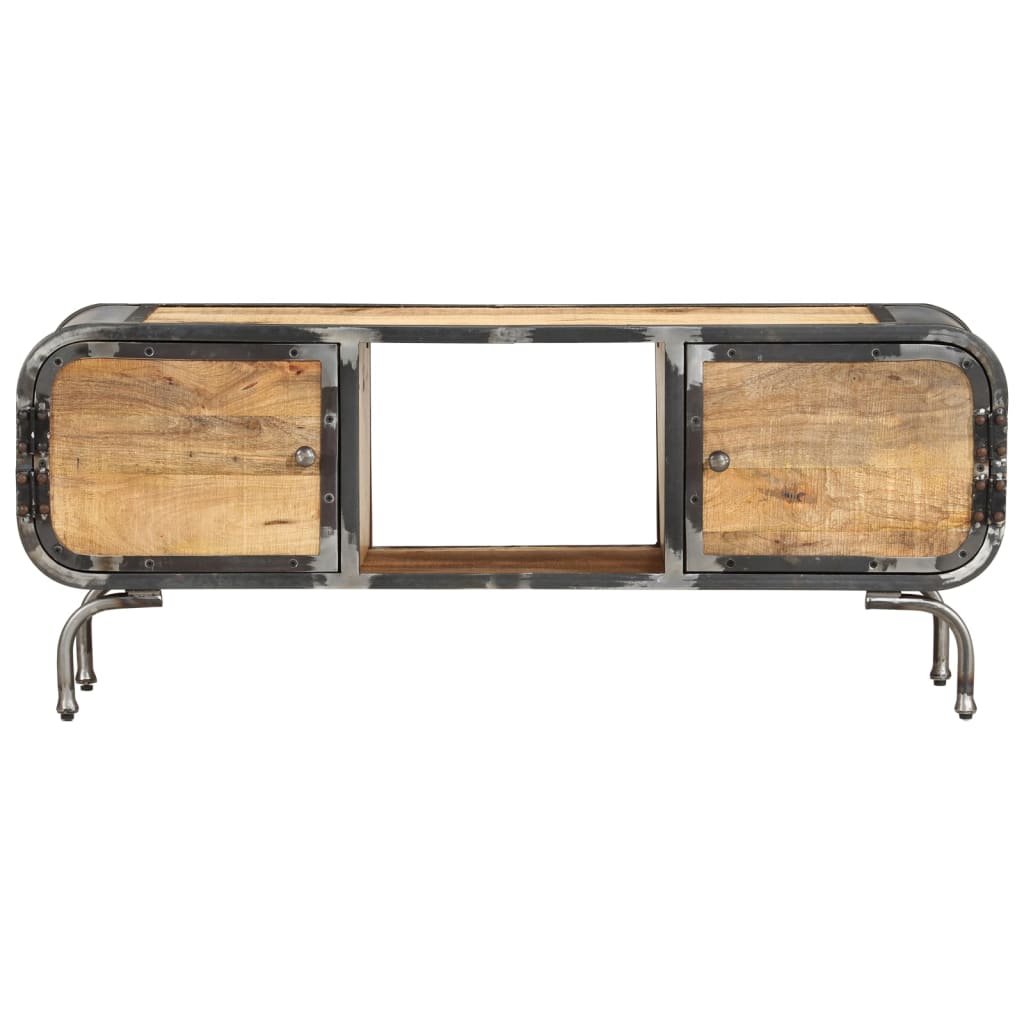 TV Cabinet 110x30x42 Cm Solid Mango Wood