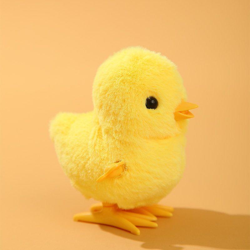 

Children s Day Gift Lucky Jumping Chicken Artificial Wind-up Spring Stuffed Jumping Duck Baby Pet Toy 1 Chick