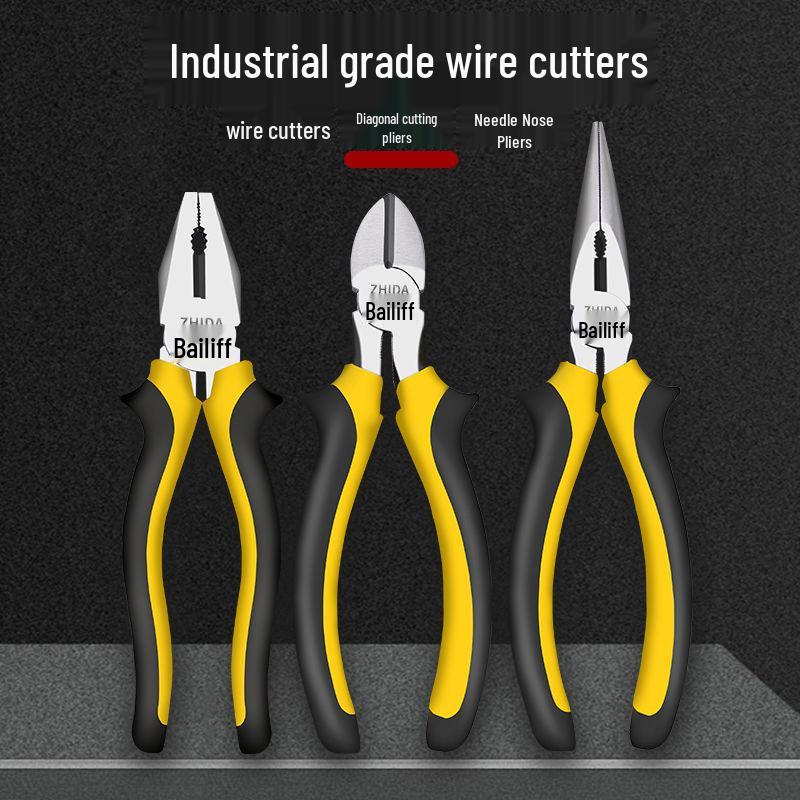 Knipex Electrician's Multifunctional Needle Nose & Diagonal Cutting Wire Stripper Pliers