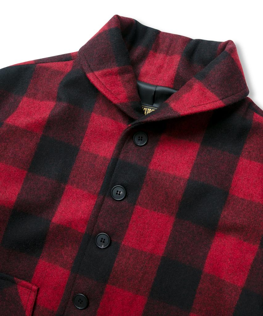Blackpp Black Pp Ccc Buffalo Plaid Shawl Collar Jacket