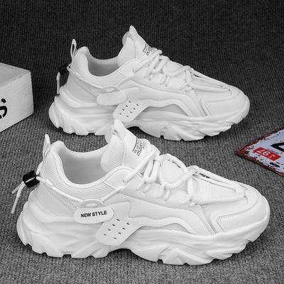 Sommer Herrenschuhe Atmungsaktive Mesh-Schuhe Herren Trend All Match Plateau Sneakers Casual Daddy Schuhe Herren