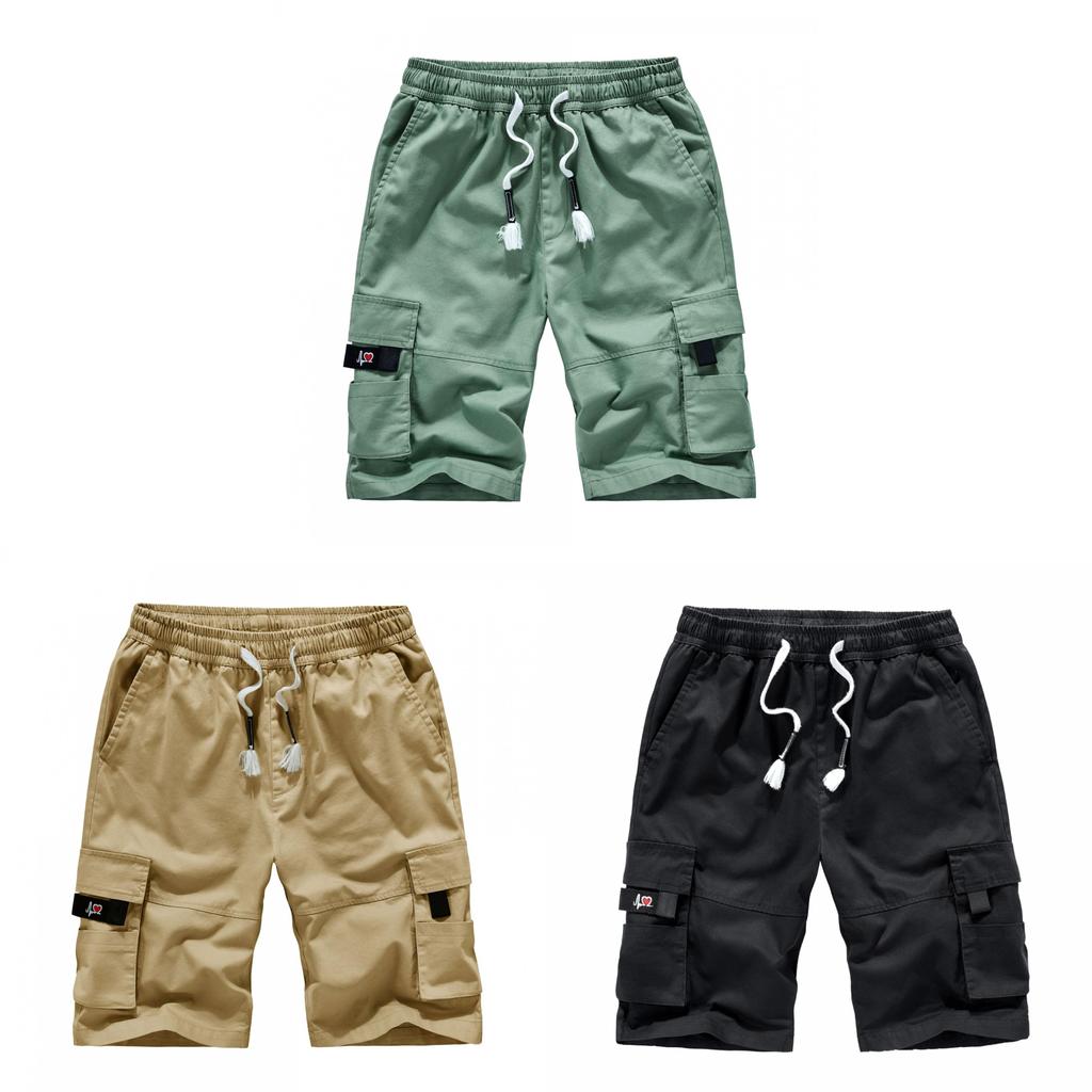 Summer Mens Work Cargo Shorts With Cotton Fabric For Casual Urban Style