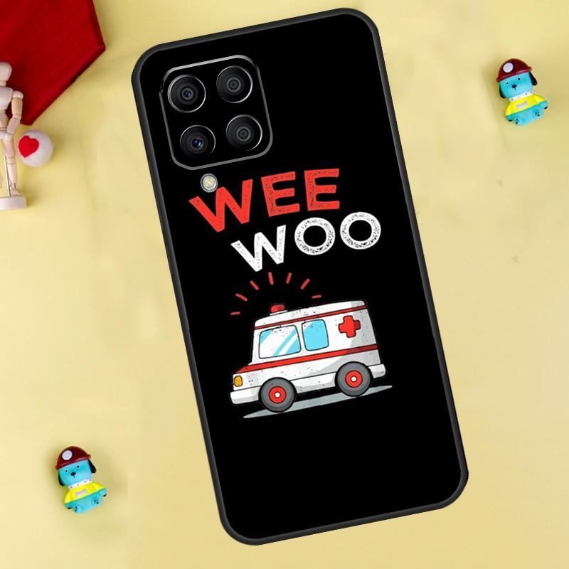 Ambulance EMS EMT Paramedic Case For Samsung Galaxy M31 M21 M35 M12 M13 M14 M15 M06 M16 M36 M56 M53 M32 M52 M55 M34 M54