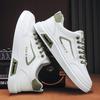 Fashion 2025 New Trendy Versatile Cloth Shoes Men's Spring New Breathable White Shoes Men's Sports and Leisure Board Shoes Trendy Shoes