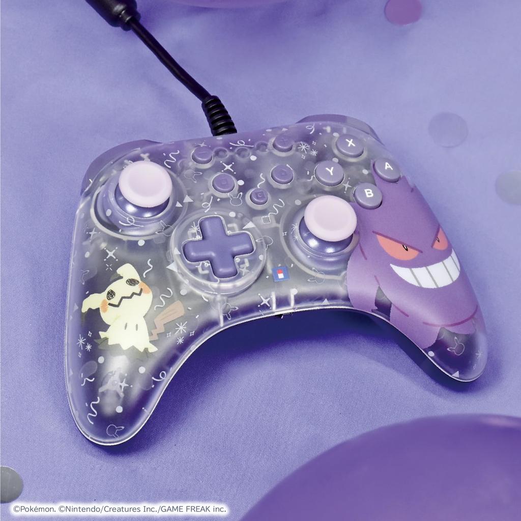 Licensed Horipad TURBO for Nintendo 2 Ghost Party with Switch and Switch with Rapid Fire Hold Gengar Mimikkyu [Nintendo Product] Switch™ [Compatible