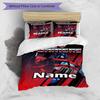 3pcs Duvet Cover Set (1*Duvet Cover + 2*Pillowcase, Without Core), Custom Name Transformers Pattern Bedding Set, Home Bedroom Decor Gift