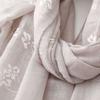Retro Foulard Hijab Elegant Shawls Wraps Literary Female Headscarf  Spring Summer Autumn for Women