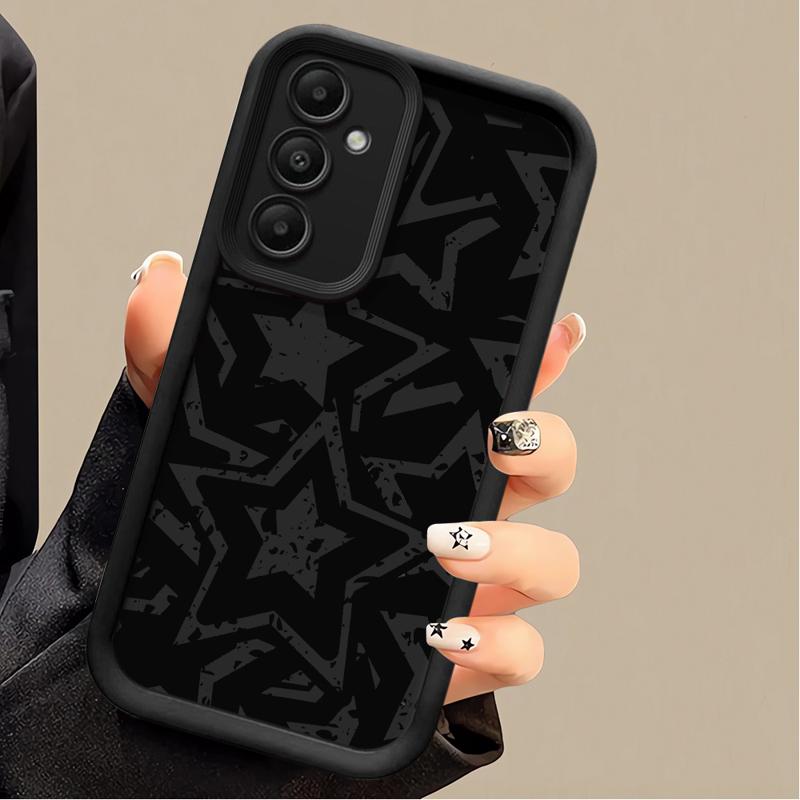 phone case for Samsung Galaxy A55 A52 A33 cases A24 A15 A12 A23 A22 5G A54 A52s A53 A14 funda Cover Pentagram Art Star Moon Cool