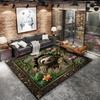 Animal drilling Kapibala Carpet Rug for Living Room Bedroom Home Sofa Decoration,Kids play Non-slip Floor Mat