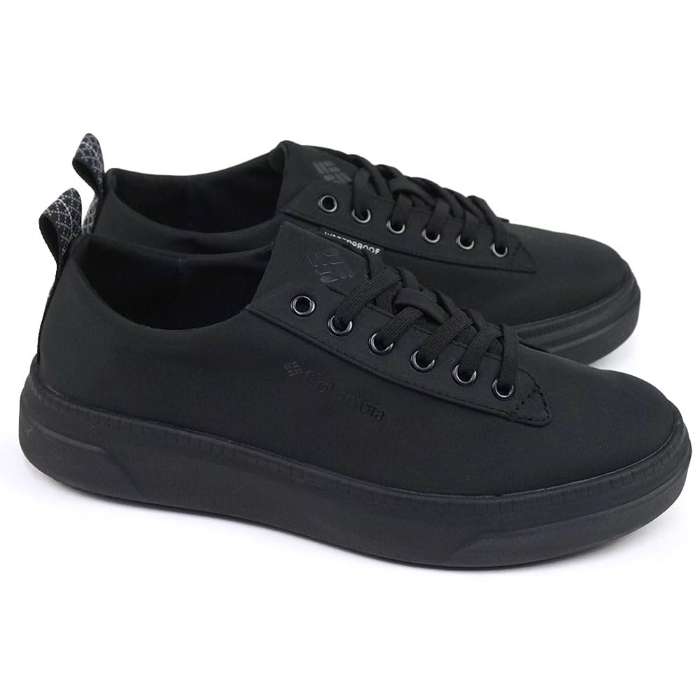 Columbia Myleage Rain II Waterproof Shoes Myleage Rain II Waterproof 010 Size Size Women's (YL3946), Lace-Up Sneakers, (Black), 24.5cm (US 7.5)