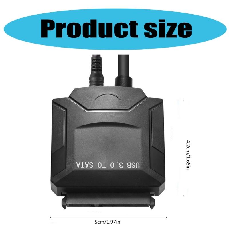 22Pin to USB Cable USB 3.0 to 2.5/3.5inch 22Pin Hard Drive Adapter External 22Pin USB Converters for SSDs/HDD Data Transf