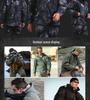 Men's Military Tactical Windbreaker Set: Waterproof, Warm, Outdoor Softshell Jacket with Plus Velvet for Mountaineering.