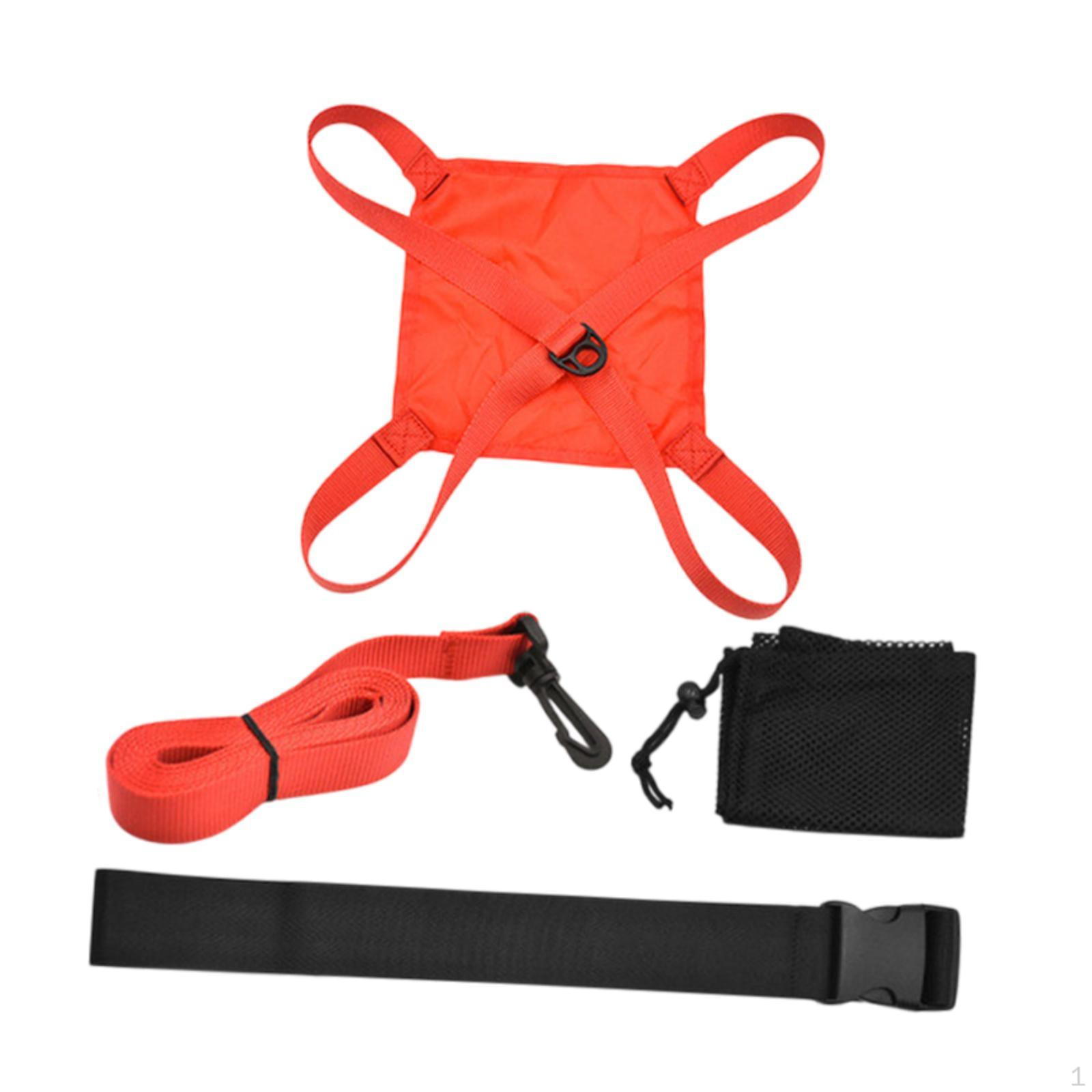 

Парашутний пояс для плавання для покращення результатів red 20cm