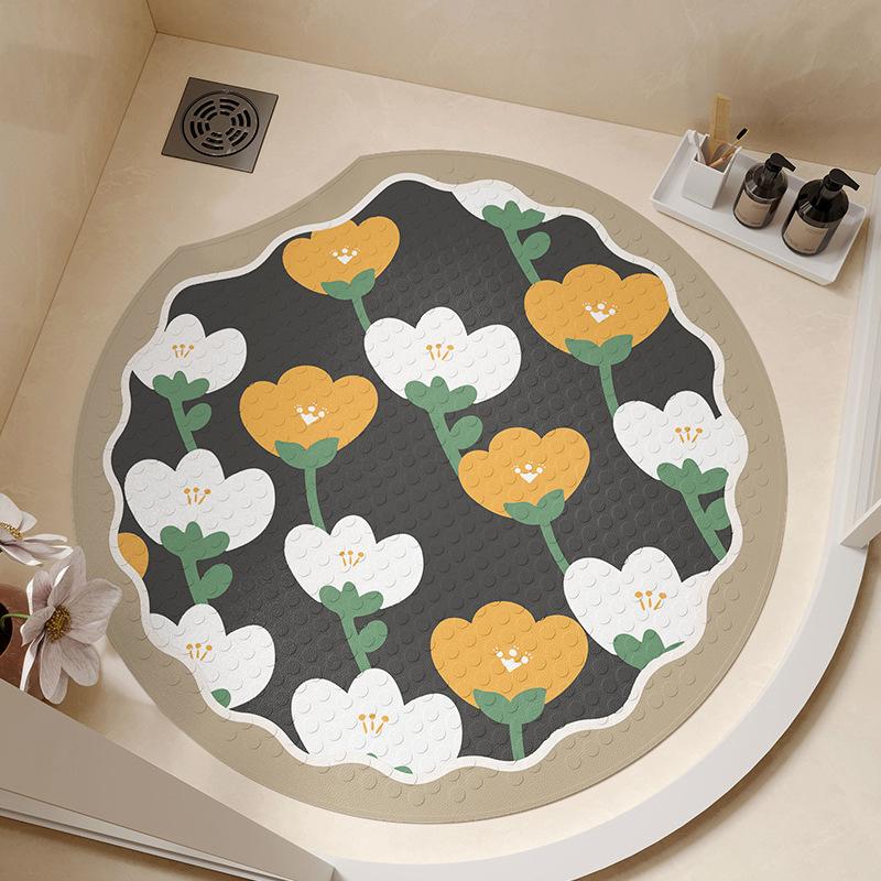 Spezielles Anti-Rutsch-Saugpad für Badezimmer-Fußmatten Rundes Badeschauerraum-Anti-Sturz-Fußpad für ältere Menschen und Kinder