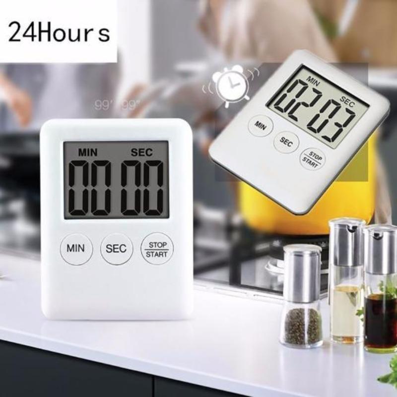 Magnetic Square Kitchen Cooking LCD Digital Timer Clock Countdown Alarm Tools
