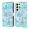 For Samsung Galaxy S25 Ultra Wallet Case Pattern Printing Stand Leather Flip Phone Cover