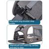 Stainless Steel Tray Bird Travel Carrier Foldable Hamster Carrier Parakeet Collapsible Bag  Hiking