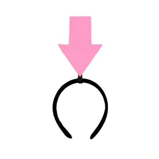 Women Girls Headband Funny Arrows Decor Elastic Hair Hoop Hair Accessory Weddings Parties Daily Wear