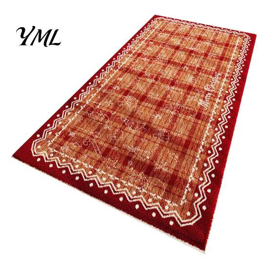 Holiday Area Rug for Living Room Christmas Bedroom Rug, Soft Imitation Cashmere Non-Slip Washable Festive Easy Care Floor Runner Entryway, Room,
