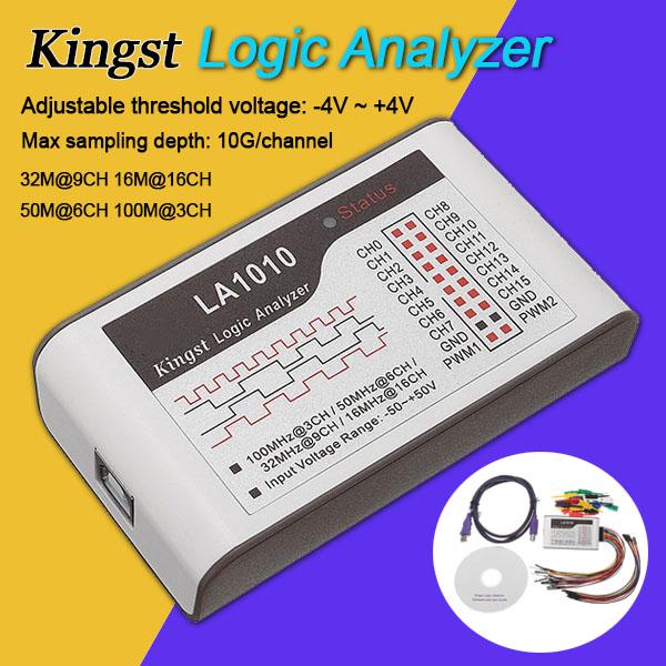 Buy Kingst LA1010 Logic Analyzer USB 100M Max Sample Rate 16 Channel
