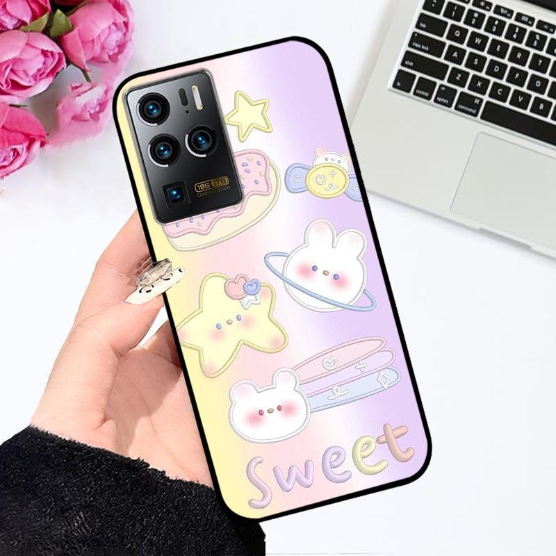 

Для ZTE Axon 30 Ultra 5G Чохол Axon30 Pro+ Ударостійкий Силіконовий Чохол для Телефона Для ZTE Axon 30 Pro 5G Coque 30S Кольоровий Бампер з Малюнком For Axon 30 5G