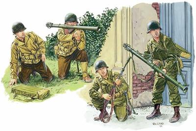 Dragon WWII US Army Team Plastic Model DR6149 1/35 Anti-Tank