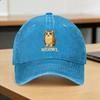 Meowl Meow Cat Owl Brainrot Funny Washed Baseball Cap  Casual Sun Trucker Hat Spring Women Unisex Tennis Skate Baseball Caps