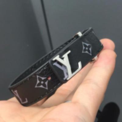 Donkey House Kleeblatt Leder Herrenarmband