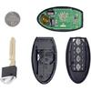 MechanMagic Smart Key Fob Remote Replacement Fits for Nissan Sentra Versa 2013 2014 2015 2016 2017 2018  Keyless Entry Remote Control CWTWB1U840