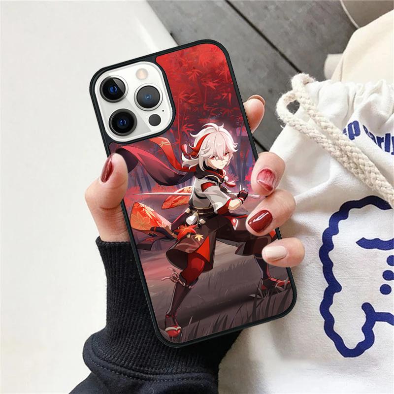 Genshin Impact Kaedehara Kazuha Phone Case Cover For iPhone 17 Air 12 Plus Max for iPhone 17 Air 15 16 11 13 14 Pro Max