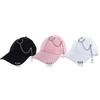Casual Simple Trendy Sports Female Chain Outdoor Cotton Baseball Cap Snapback Hats Visors Cap With Ring