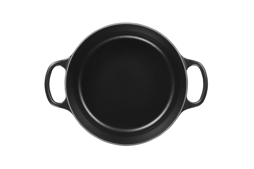 Le Creuset Cocotte Ronde 24 cm matte black Gas IH Oven Compatible