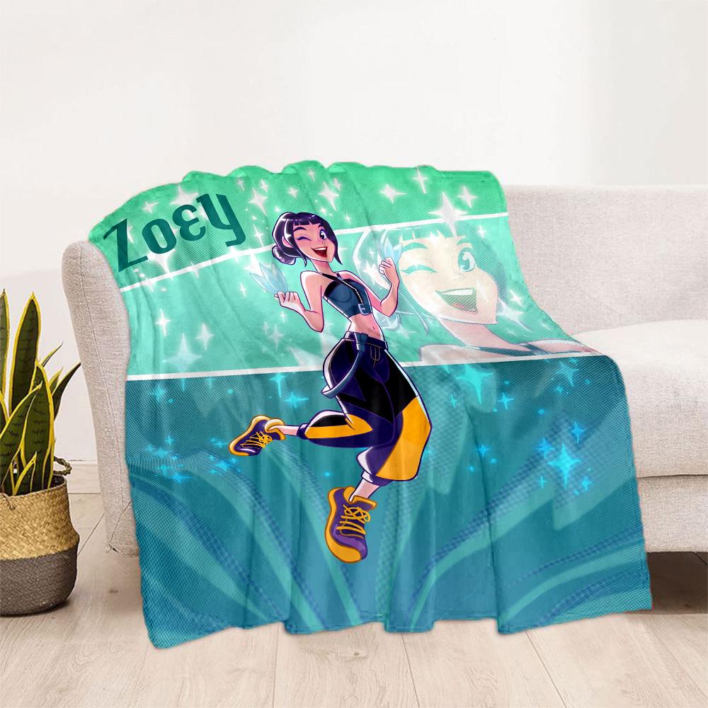 Futuristic Fashion Fusion Blanket Warmthful Decor Perfect for Office Chair Couch Livingroom for All Occasions Digital Print