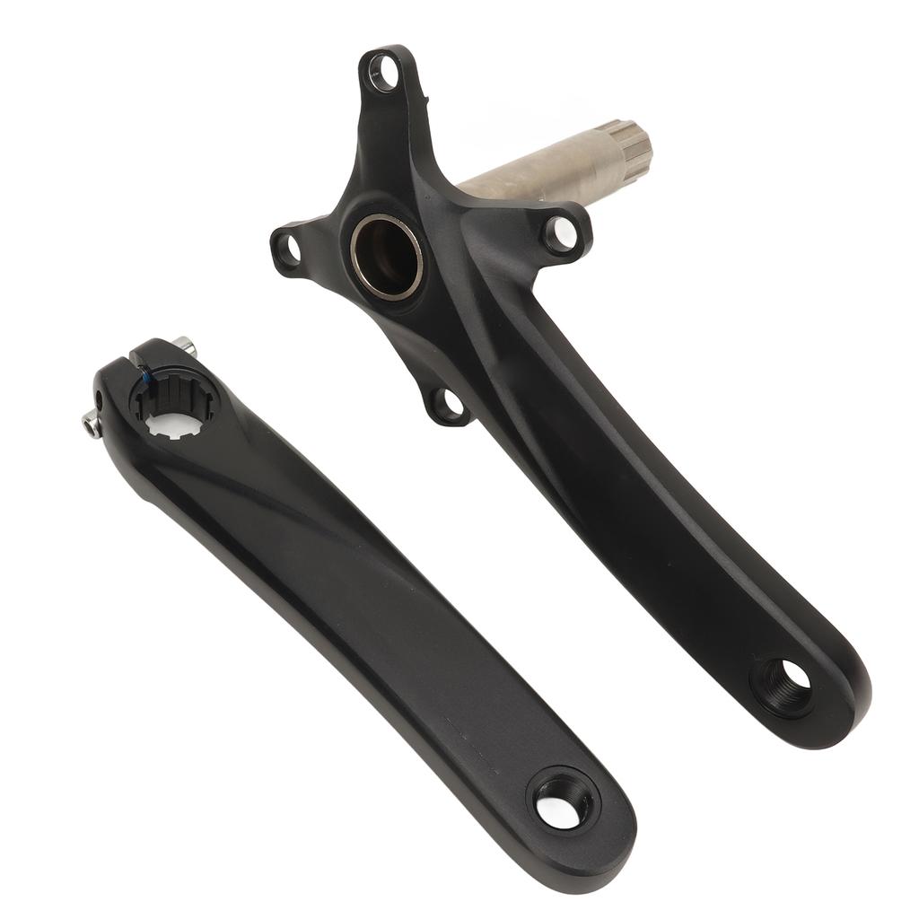 Mountain Bike Crankset Hollow Integrated Aluminum Alloy Lightweight Bike Crank Arm Set for Road