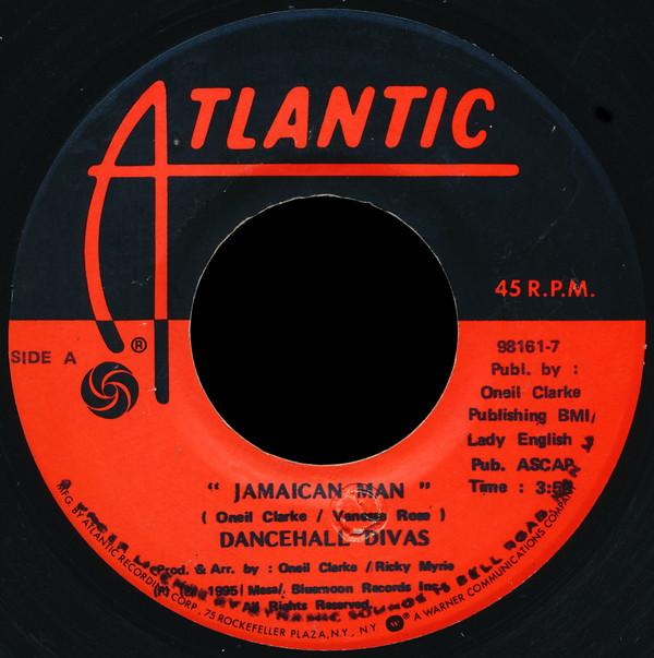 

7inch Record DANCEHALL DIVAS - Jamaican Man 981617 Atlantic 1995 Jamaica Rap & Hip-Hop/R&B Used