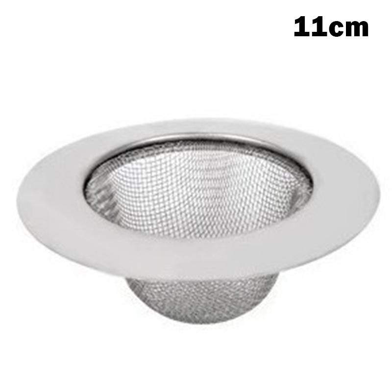 3pcs Sink Strainer Stainless Steel  Bathtub Hair Catcher Stopper Shower Drain Hole Filter Trap Sink Filter Mesh Kitchen Tool