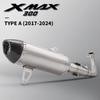 Modified Exhaust Tailpipe for XMAX 250/300 Motorcycle