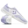 Converse Run Star Trainer Comfortable Soft Slip-resistant Durable Low-top Casual Shoes for Women Purple and White