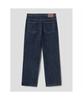 SHIFT.G Wide Brushed Denim Pants Navy