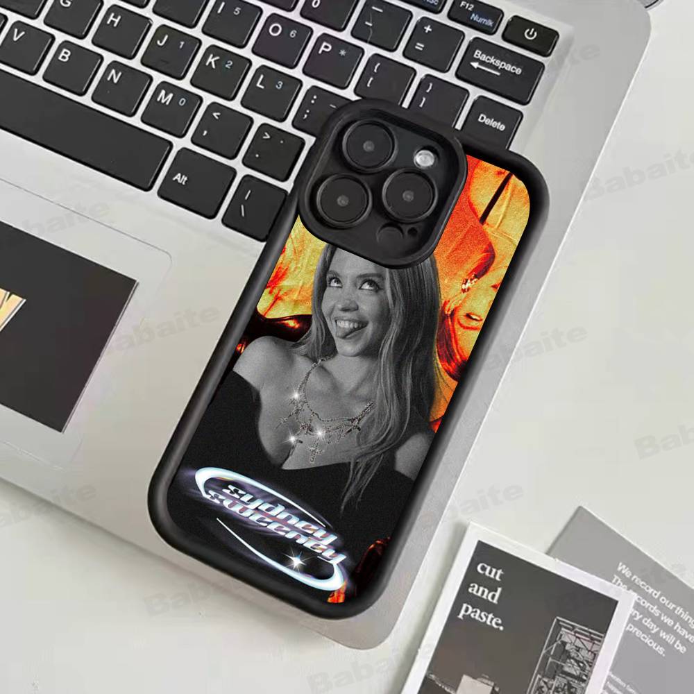 Sängerin Sydney S-Sweeney Handyhülle Für IPhone 17 16 15 14 13 12 11 Pro Max Plus Mini Glück Hülle