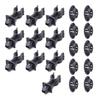 10 Set Retainer For Nissan Qashqai Dualis J10 Navara D40 Pathfinder R51 Bonnet Hood Support Prod Rod Clamp Clip Holder