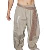 High Street Slack Sequins Straps Scimitar Casual Pants Men's and Women's Pleated Paratrooper Pants Loose Wide Leg Overalls