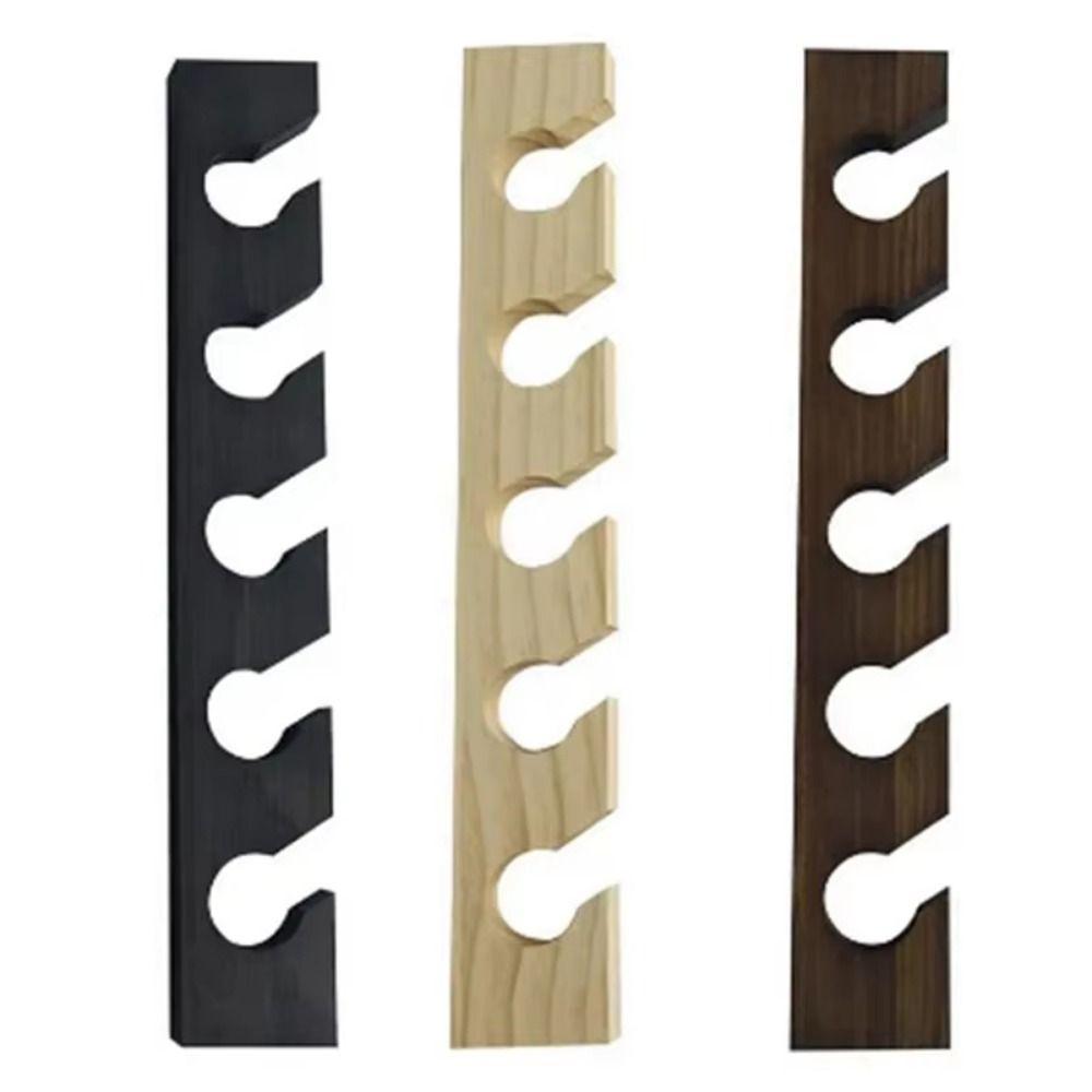Solid Wood Wooden Hat Hanger Space-Saving Wall Mounted Hat Rack Baseball Cap Organizer  Household