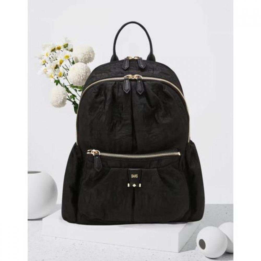 

Daks Black Flower Pattern Fabric Backpack Dcba6f503bk Single option
