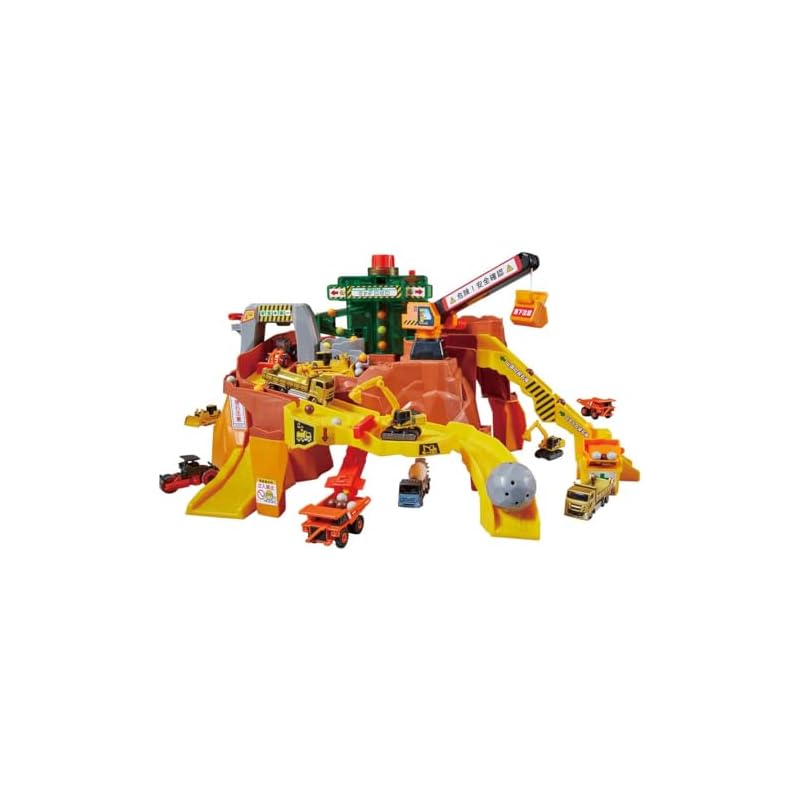 TAKARA TOMY Tomica: A Big Construction Site with Lots of Rocks!